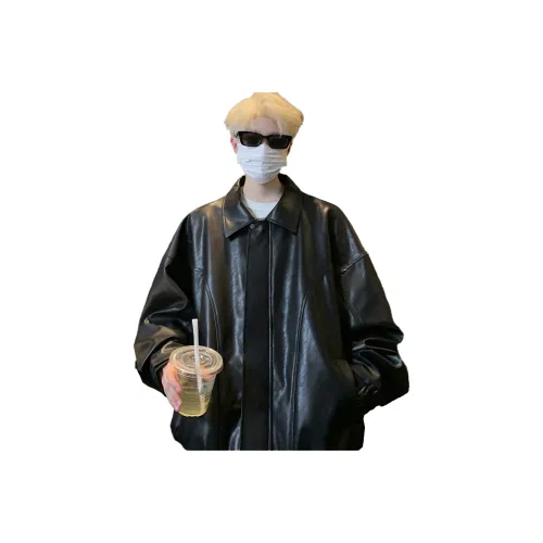 SWAMP AREA Кожа Куртка Унисекс