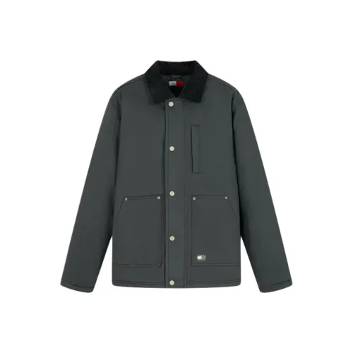 Tommy Hilfiger Серый Черный PT2 Мужская Куртка
