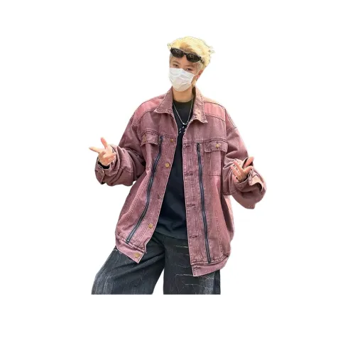 EIAO Розовый Унисекс Джинсовые куртки