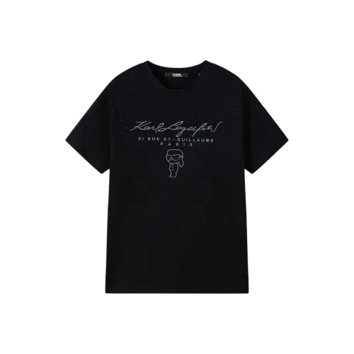 Karl Lagerfeld T-Shirt Мужской Черный
