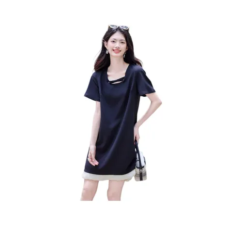 Still Quiet Летнее Короткое Платье с Рукавами Женское