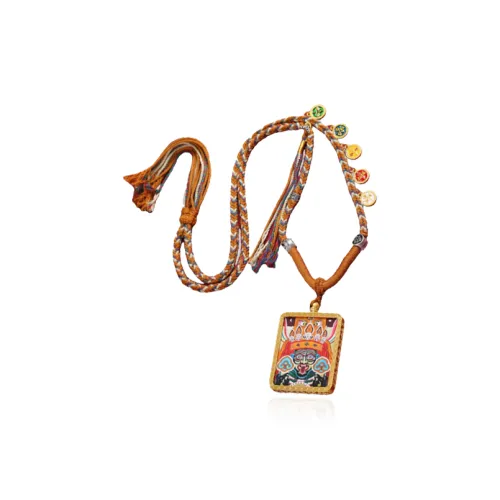 CHONGQINGJINDIAN Цветное стекло Ожерелья Унисекс