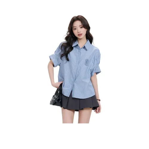 MINETTE Синие Женские Рубашки