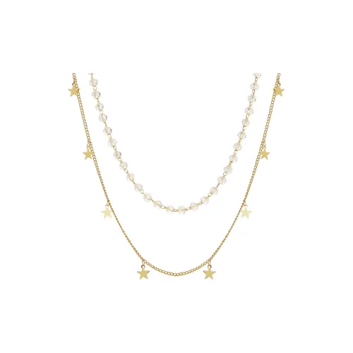 NATURALLYJOJO Акриловые ожерелья женские золотые