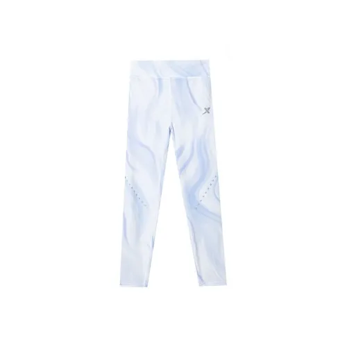 XTEP Cabbage Фиолетовый/Жемчужно-белый Школьный возраст Леггинсы