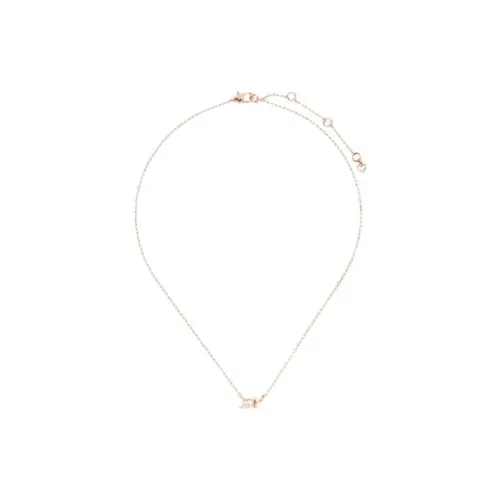 Kate Spade Латунь Стекло Crystal Necklaces Женские Розовое Золото