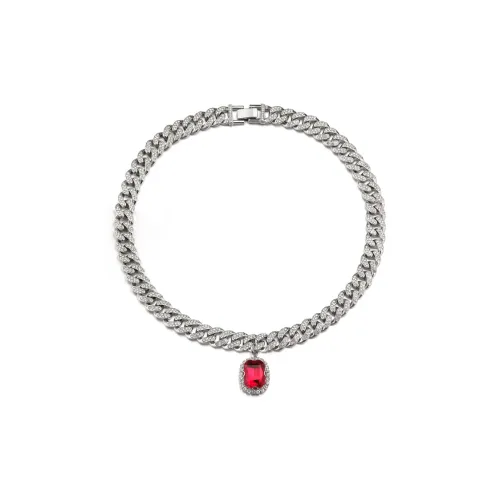 DWCP Сплав Стразы Смола Ожерелья Унисекс