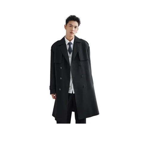 A.B.X MID Длина Весна Тренчкот Унисекс