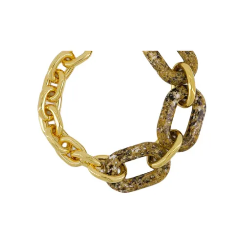 Paco Rabanne Алюминиевые ожерелья унисекс золото