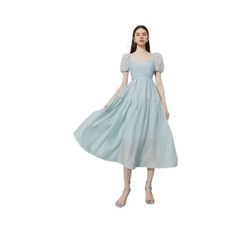 DPLAY Короткий рукав Платье Женское