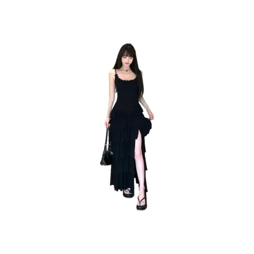 GEZITAI Черные Женские Слиплатья