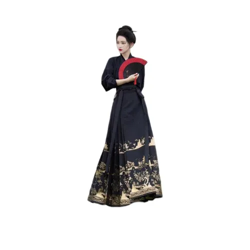 Convergence Building Ханьфу Женские Черный