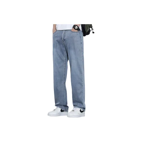 BALENO Светло-синие мужские джинсы