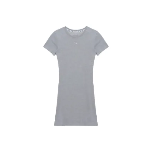 Marine Serre SS25 Короткий рукав Платье Женское