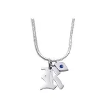 Звездный свет Подвеска с надписью - K