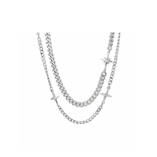 Lang Wind Титановые стальные ожерелья мужские