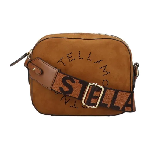Stella McCartney Замша Camera Сумка Сумка через плечо Обычная Женская Коричневая