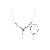 Ожерелье "Радуга" + Браслет с украшением "Бабочка"