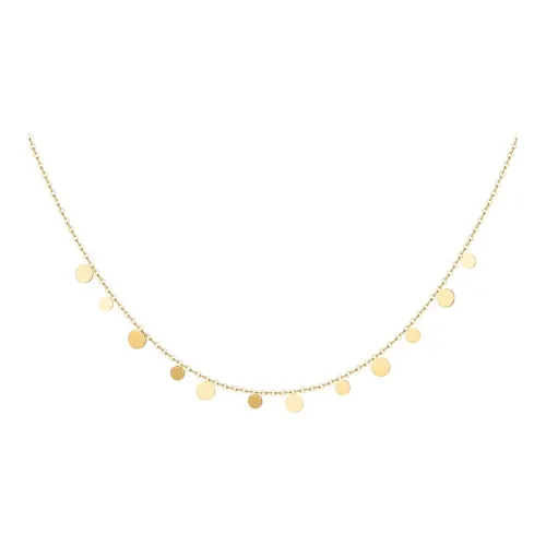 NATURALLYJOJO Титановые стальные ожерелья женские золотые