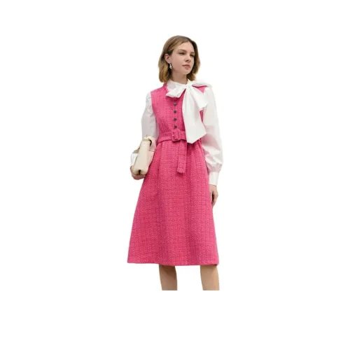 Anmani Длинное платье с длинными рукавами женское