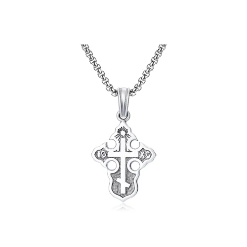 EVBEA Pure Олово Подвеска Титановая сталь Ожерелья Унисекс