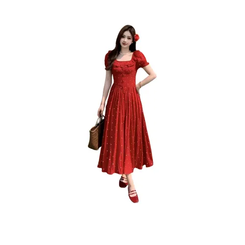 ZCDECO Короткое платье с короткими рукавами женское