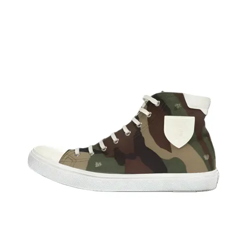 SAINT LAURENT Bedford High Топ Скейтборд Кроссовки Мужские Зеленые