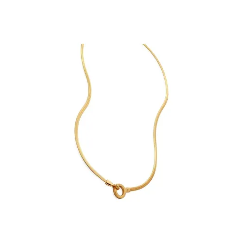 Monica Vinader Ожерелья Золотые Женские