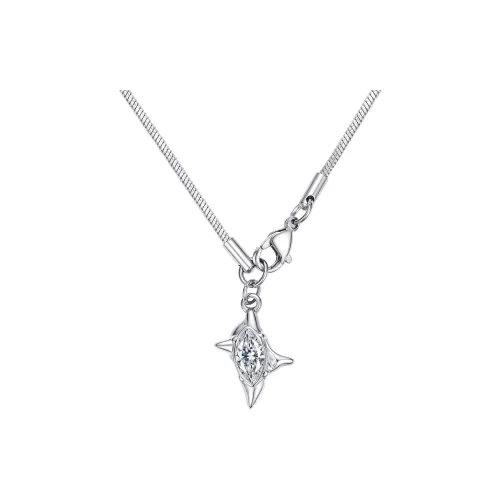 Cooraree Титановые стальные ожерелья унисекс