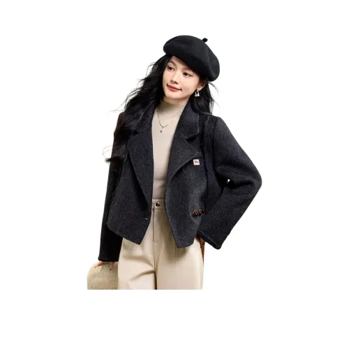 CARBAMMI Пальто Женское Темно-Серое