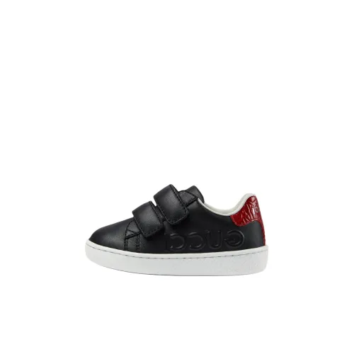 GUCCI Ace Low Топ Обувь для малышей Черный Infant And Toddler