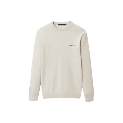 ARTSDON Ecru Men's Knitted Clothing