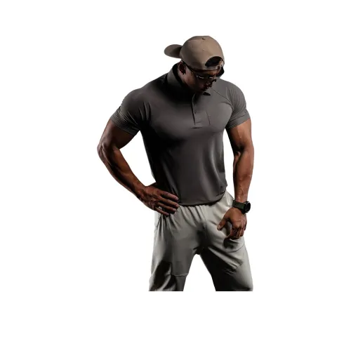 Monster Guardians Поло Мужское Коричнево-Серое