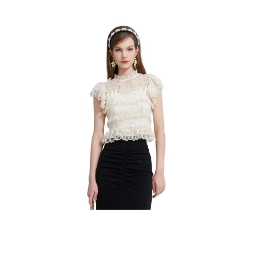 AIVEI Бежевые Женские Рубашки