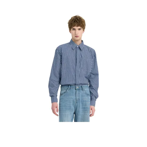 WILD LEADER Темно-синий [CW5158558] Мужская рубашка