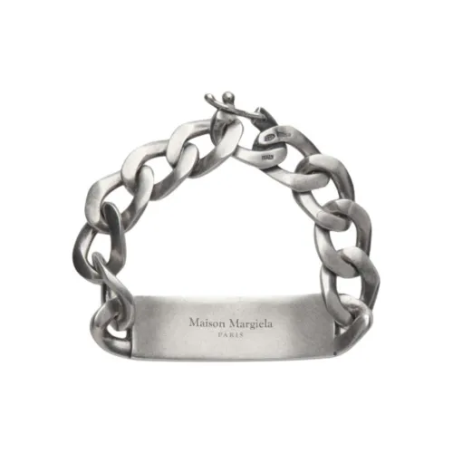 Maison Margiela Серебряные браслеты унисекс серебряные