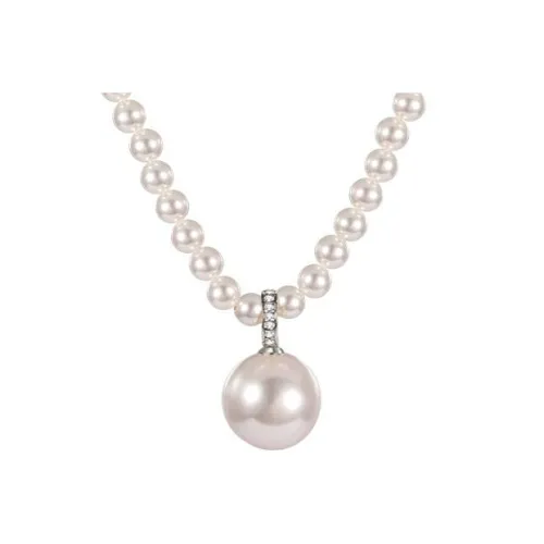 NATURALLYJOJO Титановые стальные ожерелья Женское белое