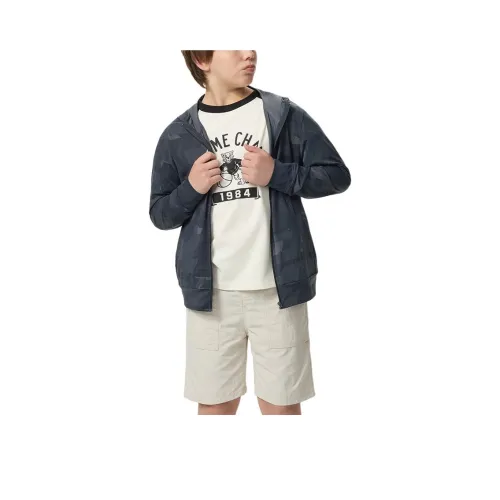 UNIQLO Туристическая одежда SS25 Темно-серый для детей 3-7 лет