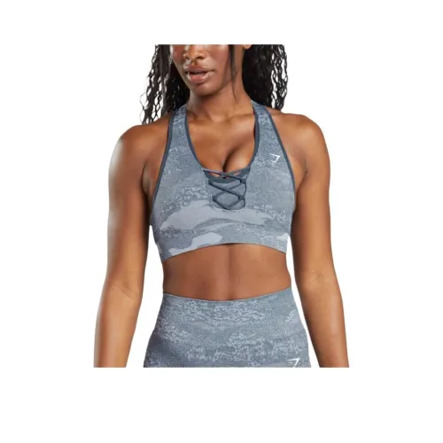 GYMSHARK River Лайм/Ночной синий Женское спортивное белье