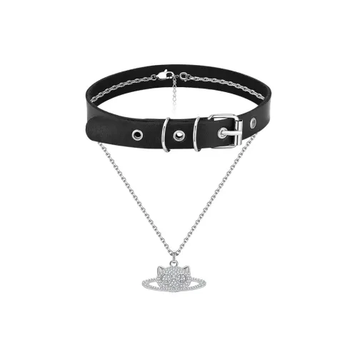 PEACE CAT ПУ (полиуретан) Ожерелья Женские