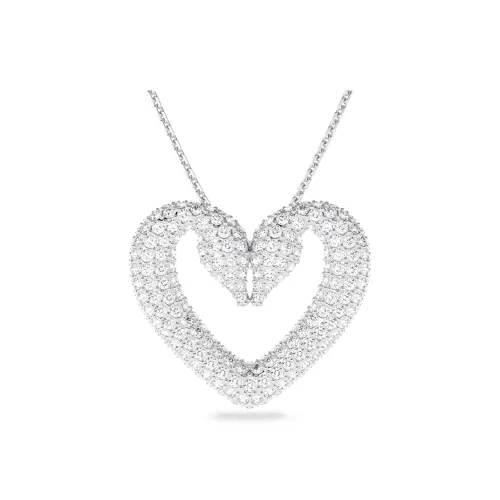 Swarovski Sublima Rhodium-Plated Artificial Crystal Necklaces Women's
