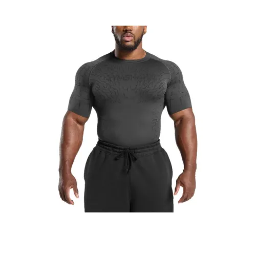 GYMSHARK T-Shirt Мужской Asphalt Серый Черный