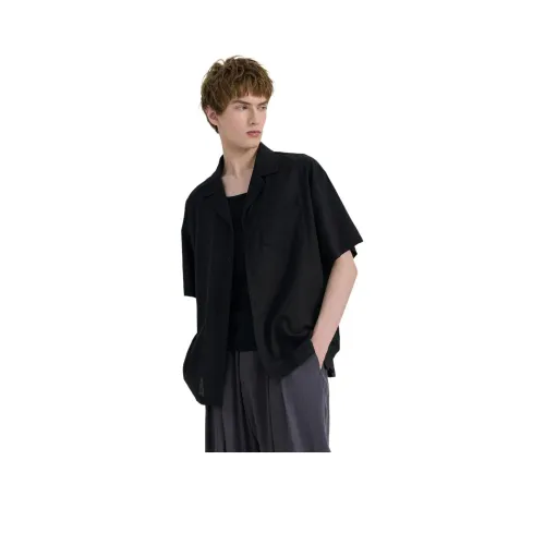 WILD LEADER Черный [CW5158585] Унисекс Рубашки