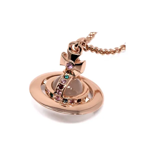 Вивьен Вествуд New Tiny Orb Brass Necklaces Женские