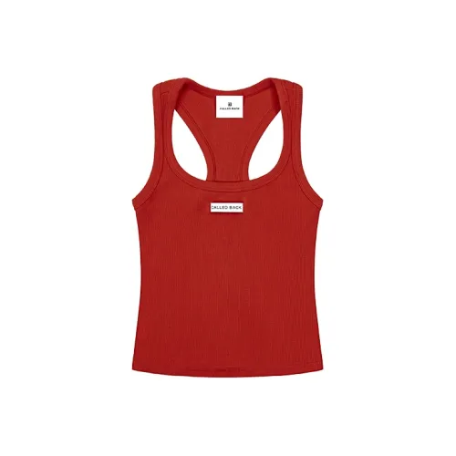 CALLED BACK Red Женские Майки