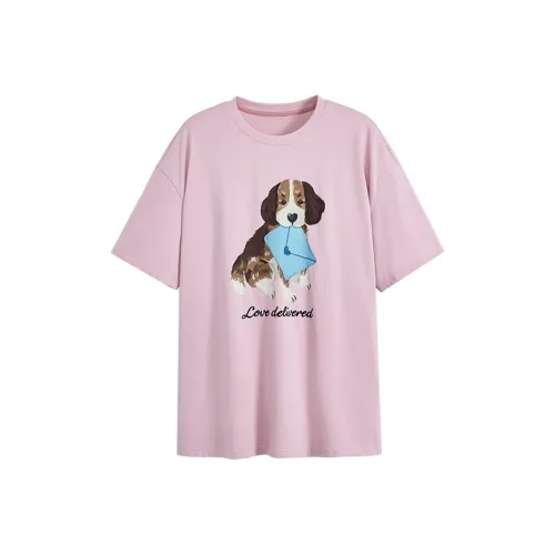 KUOSE Розовый Женские T-рубашки