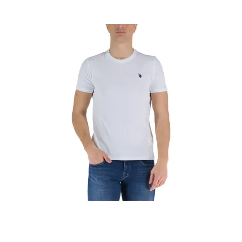 U.S. POLO ASSN. Рубашка Мужская Белая