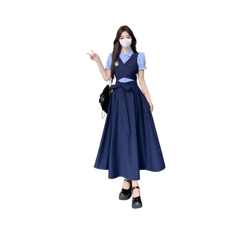 ZCDECO Короткое платье с короткими рукавами женское