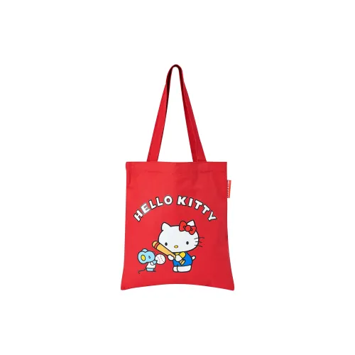 Sanrio Hello Kitty Холст Плечевая сумка Женская Красная