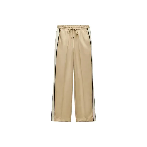 ZARA Песочный Женские Повседневные Брюки